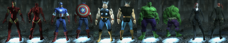 Avengers Model Pack v 2.0 Avengers Model Pack v 2.0